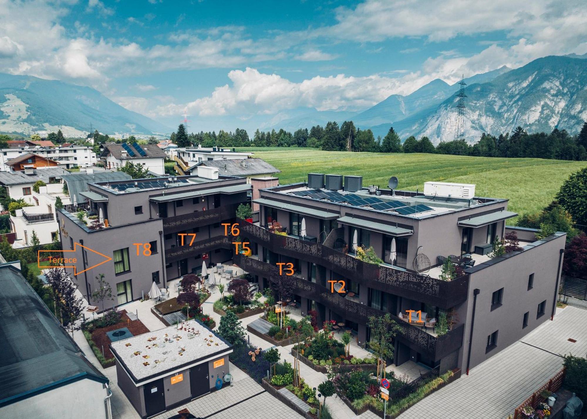 Alp Living Apartments Self-Check In インスブルック エクステリア 写真
